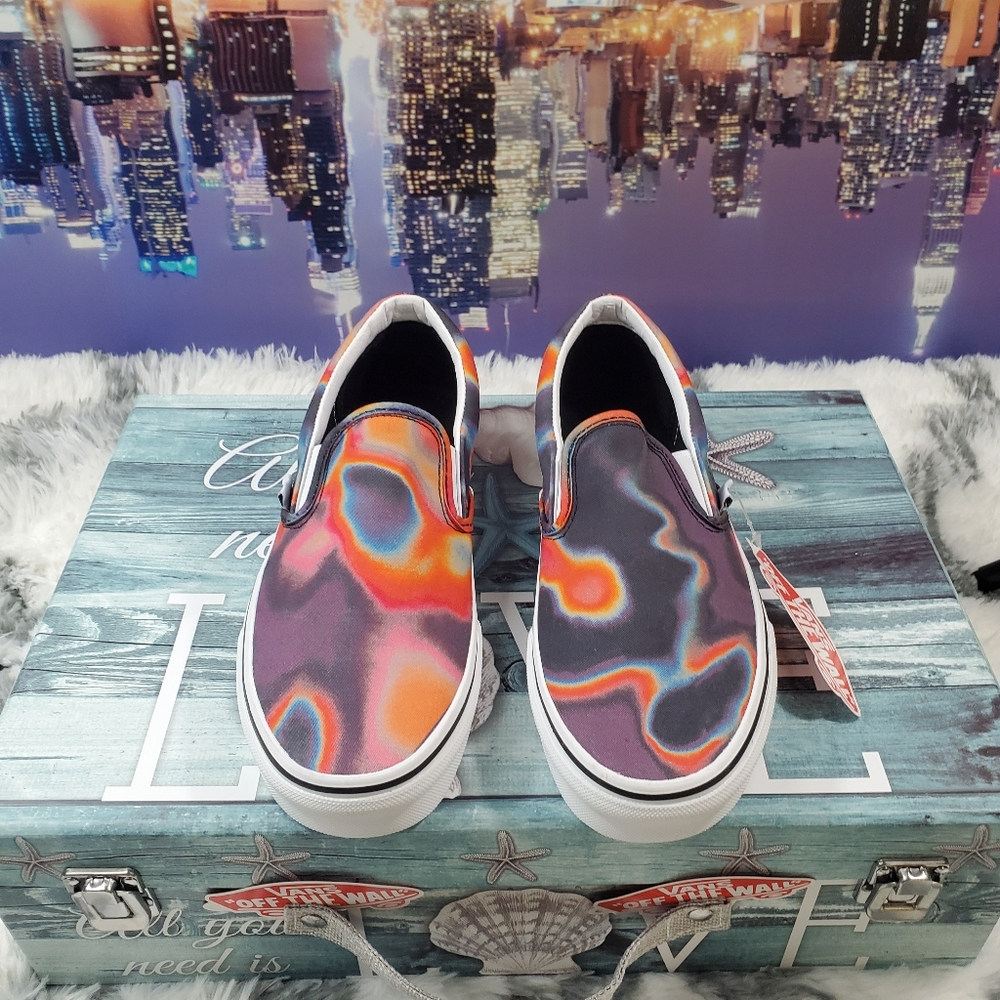 Vans Classic slip-on dark aura multi color (CL) - Picture 14 of 15